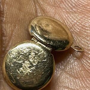 Vintage Gold Locket Pendant